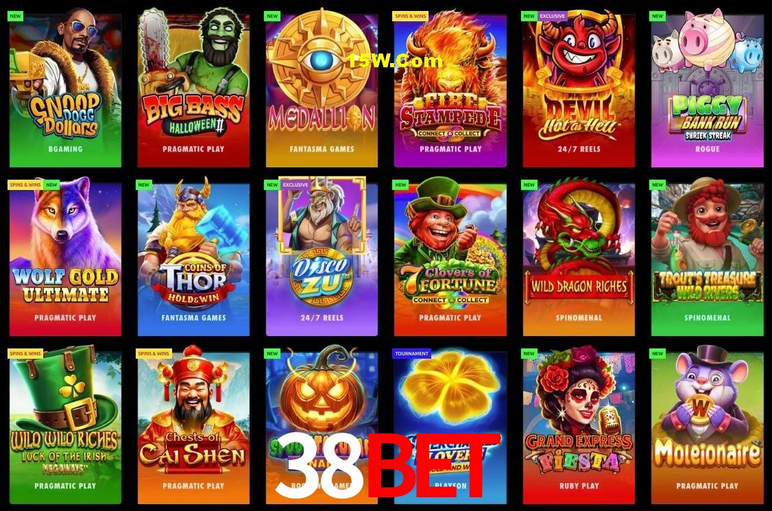 Game Providers 38Bet